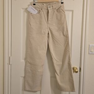 Levi's Beige Corduroy Straight Leg Pants